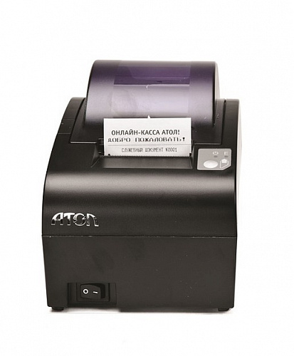 ККТ АТОЛ 55 v2 Ф. Черный. Без ФН. USB. RS-232. Ethernet. 5.0
